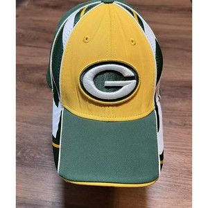 Reebok Green Bay Packers‎ NFL Hat Cap Fitted Adult Green Yellow